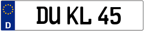 Truck License Plate